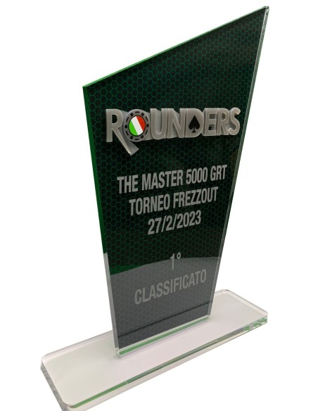 TROFEO PERSONALIZZATO IN PLEXIGLASS