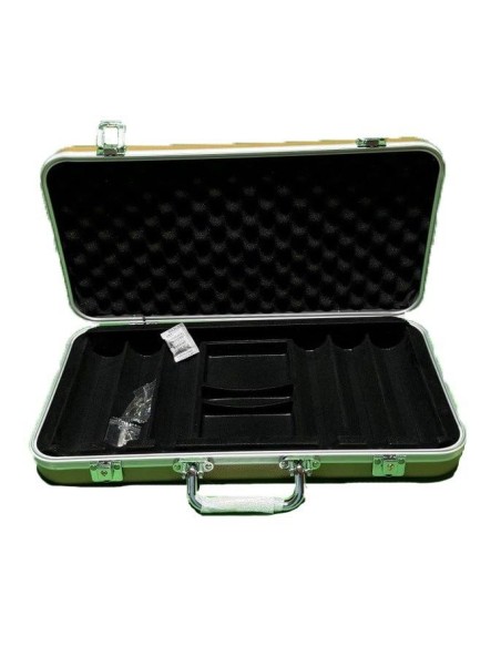 VALIGIA ALLUMINIO COLORE GOLD DA 300 CHIPS VUOTA