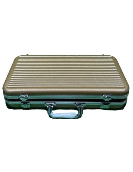 VALIGIA ALLUMINIO COLORE GOLD DA 300 CHIPS VUOTA