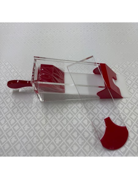 SABOT IN ACRILICO PROFESSIONALE, FINO A 6 MAZZI DI CARTE.