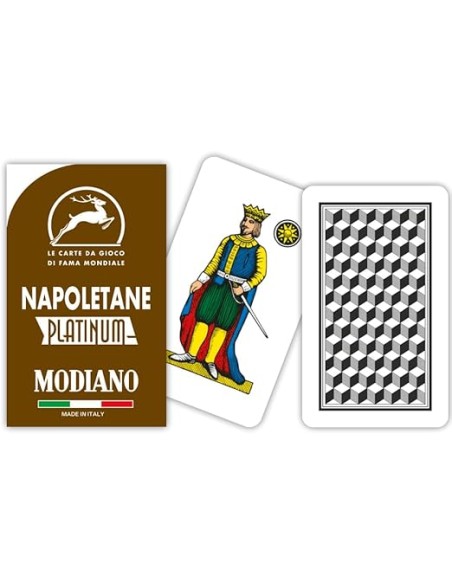 MODIANO NAPOLETANE PLATINUM IN PLASTICA 100%