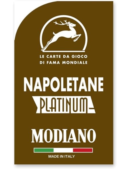 MODIANO NAPOLETANE PLATINUM IN PLASTICA 100%