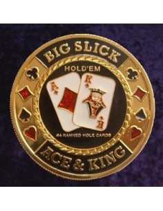 BIG SLICK METAL POKER CARD...