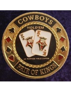 COWBOYS METAL POKER CARD...