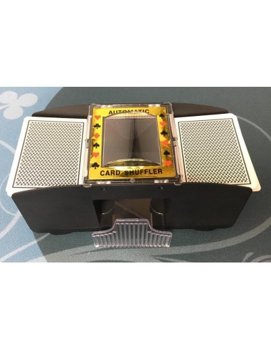 MISCHIACARTE AUTOMATICO PER 2 MAZZI DI CARTE (CARD SHUFFLER)