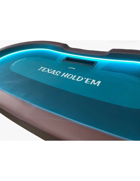 PANNO PROFESSIONALE PERSONALIZZATO PER TAVOLI DA POKER, ROULETTE, BLACK JACK ECC.