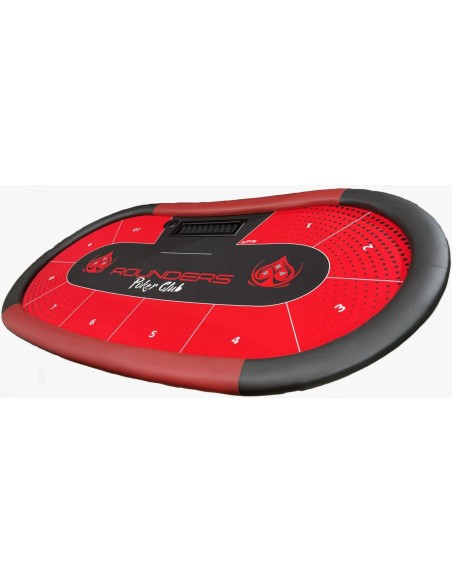 PANNO PROFESSIONALE PERSONALIZZATO PER TAVOLI DA POKER, ROULETTE, BLACK JACK ECC.