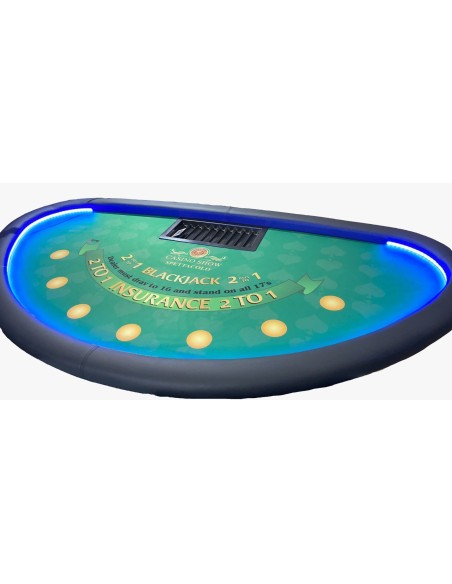 PANNO PROFESSIONALE PERSONALIZZATO PER TAVOLI DA POKER, ROULETTE, BLACK JACK ECC.
