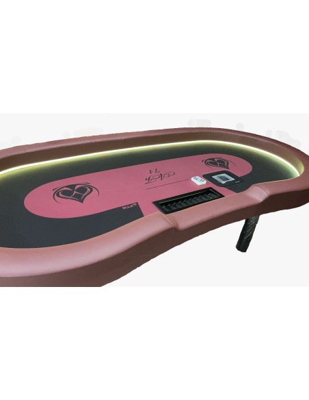 PANNO PROFESSIONALE PERSONALIZZATO PER TAVOLI DA POKER, ROULETTE, BLACK JACK ECC.