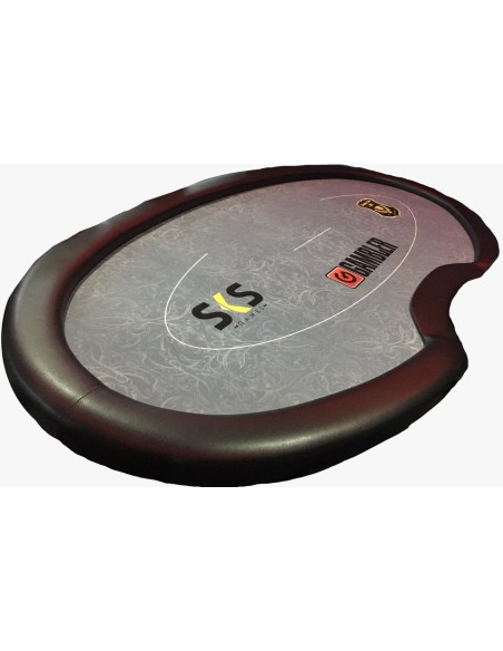 PANNO PROFESSIONALE PERSONALIZZATO PER TAVOLI DA POKER, ROULETTE, BLACK JACK ECC.