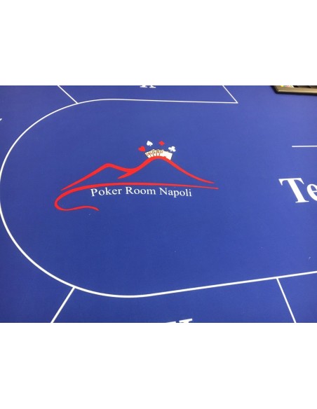 PANNO PROFESSIONALE PERSONALIZZATO PER TAVOLI DA POKER, ROULETTE, BLACK JACK ECC.