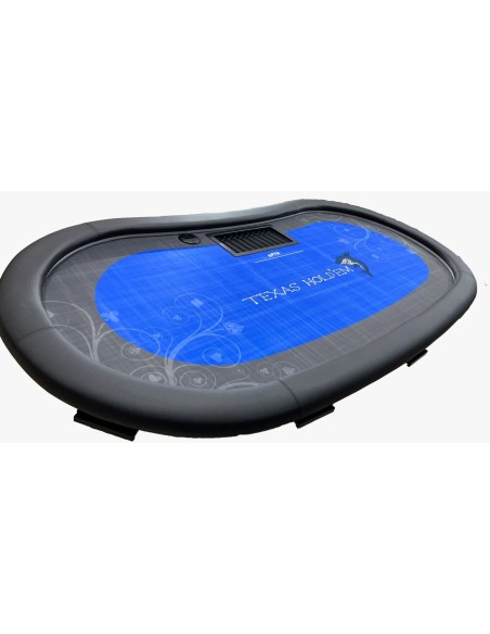 PANNO PROFESSIONALE PERSONALIZZATO PER TAVOLI DA POKER, ROULETTE, BLACK JACK ECC.