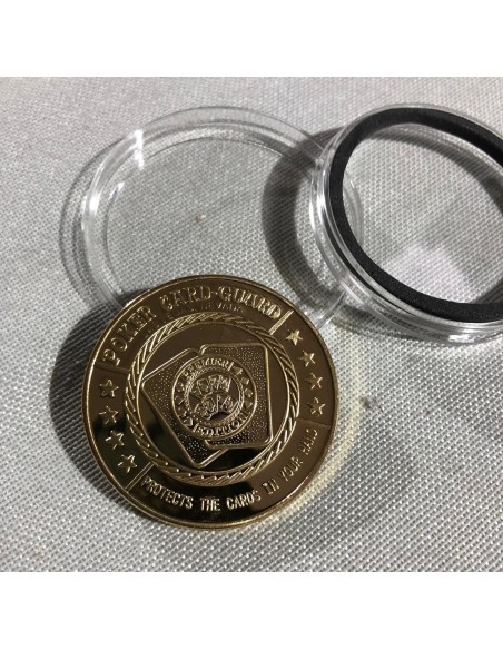 CARD GUARD ALL IN METAL POKER COLORE GOLD - PORTA FORTUNA