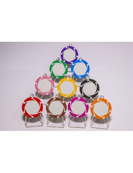 CHIPS IN CLAY 14 G MOD. TWISTER PERSONALIZZATE