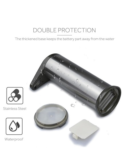 DISPENSER AUTOMATICO NO TOUCH 280 ML PER SAPONE CON SENSORE IR