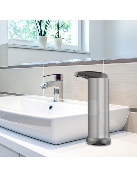 DISPENSER AUTOMATICO NO TOUCH 280 ML PER SAPONE CON SENSORE IR