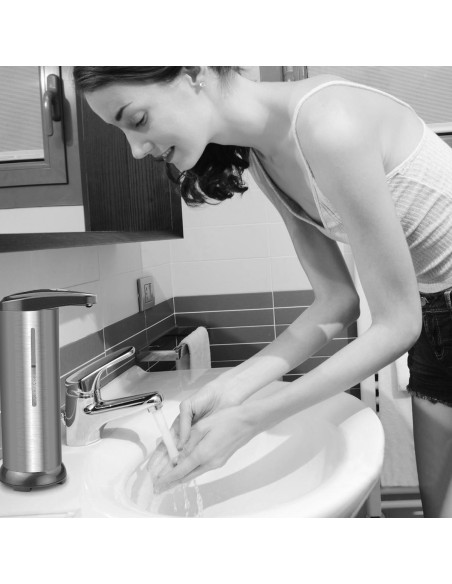 DISPENSER AUTOMATICO NO TOUCH 280 ML PER SAPONE CON SENSORE IR