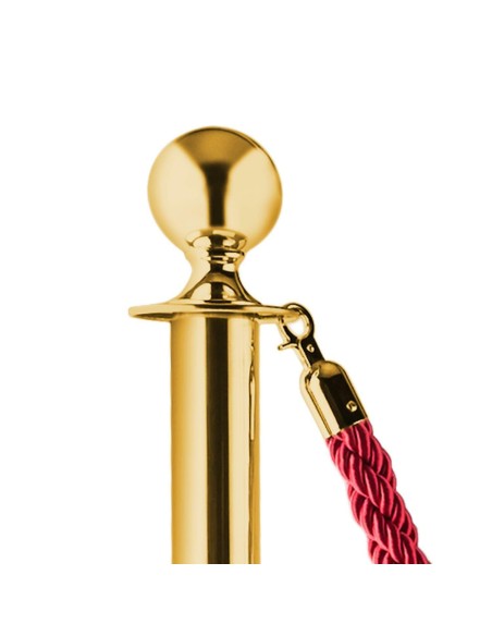 N° 2 COLONNINE SEGNAPERCORSO CON CORDA VARI COLORI