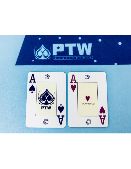 CARTE DA GIOCO PTW RFID IN 100% PVC - FINAL TABLE