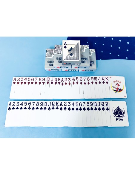 CARTE DA GIOCO PTW RFID IN 100% PVC - FINAL TABLE