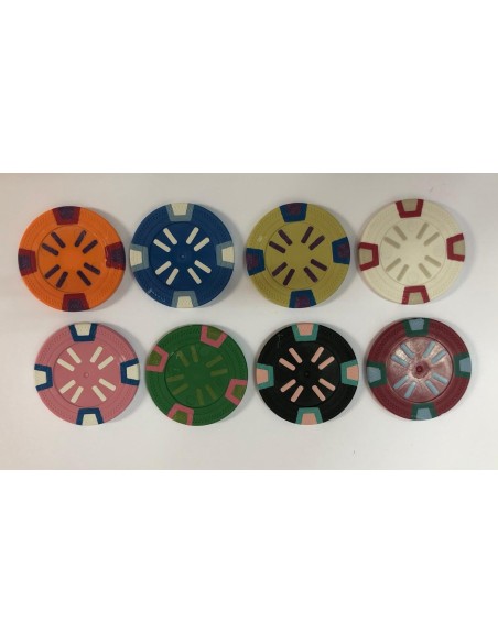 CHIPS IN REAL CLAY 10 G MOD. MILANO, PERSONALIZZAZIONE NON INCLUSA