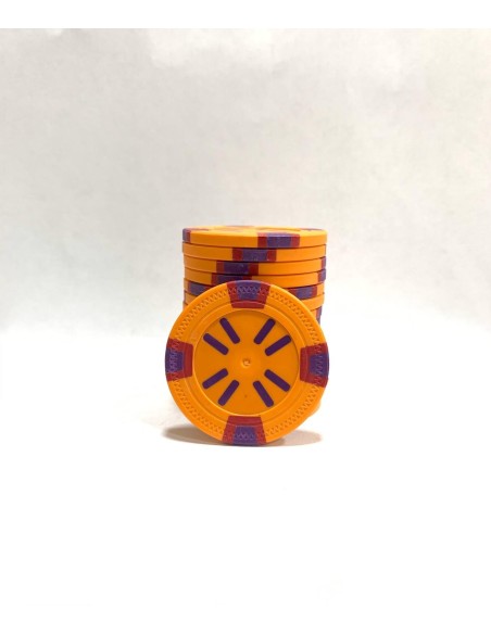 CHIPS IN REAL CLAY 10 G MOD. MILANO, PERSONALIZZAZIONE NON INCLUSA