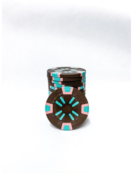 CHIPS IN REAL CLAY 10 G MOD. MILANO, PERSONALIZZAZIONE NON INCLUSA