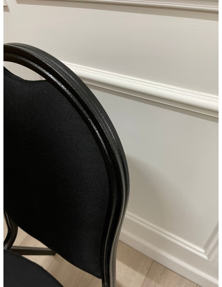 SEDIA HOTEL - POKER MODELLO CLARA COLORE NERO