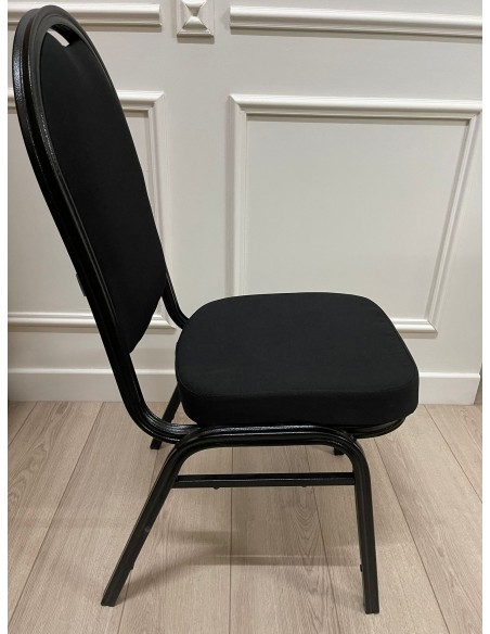 SEDIA HOTEL - POKER MODELLO CLARA COLORE NERO