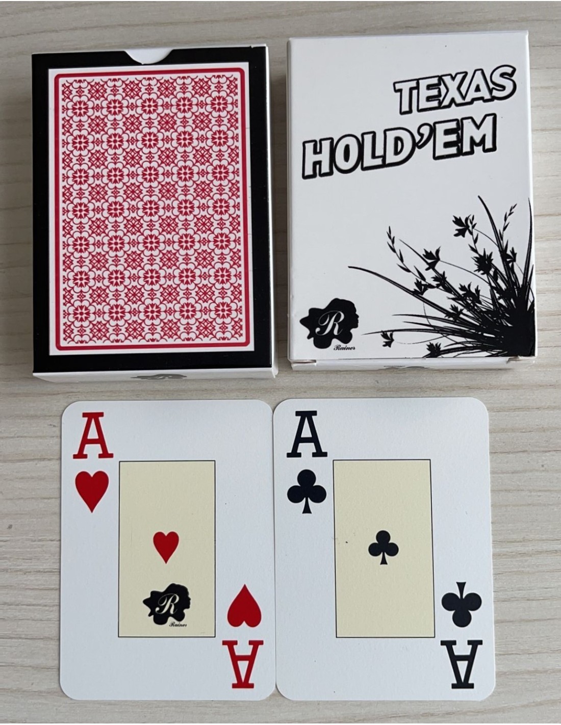 CARTE DA GIOCO RAINER TEXAS HOLD'EM 100% PLASTICA