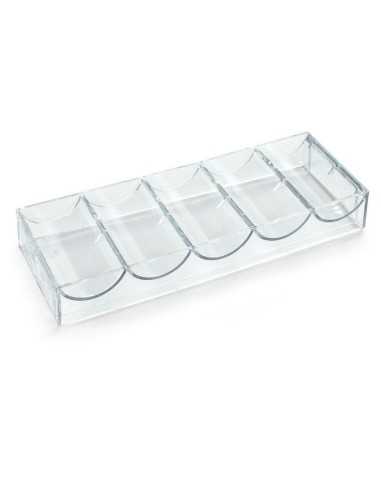 CHIP TRAY  IN  ACRILICO SENZA COPERCHIO PER 100 CHIPS