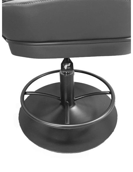 SGABELLO POKER DA DEALER IN SIMILPELLE NERA