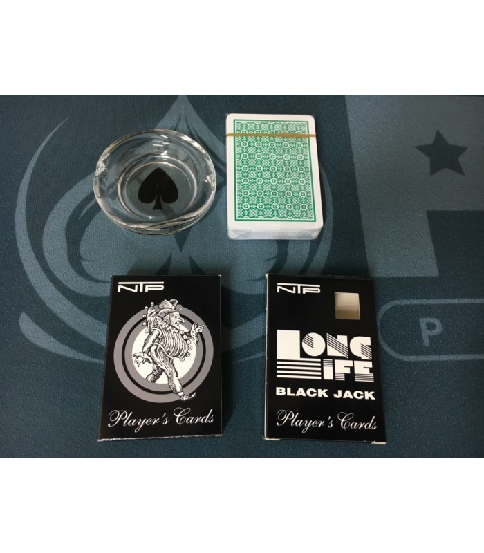 NTP carte TEXAS HOLD/'EM grigio formato JUMBO 100/% PVC